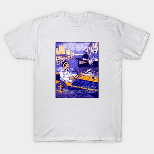 1910 Ballot Nautical Motors T-Shirt by historicimage